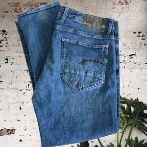 G-Star Raw Revend straight Jeans, medium Blue, Size 38/30